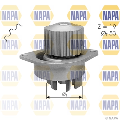 Water Pump, engine cooling (NWP1132)