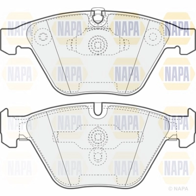 Brake Pad Set, disc brake (NBP1565)