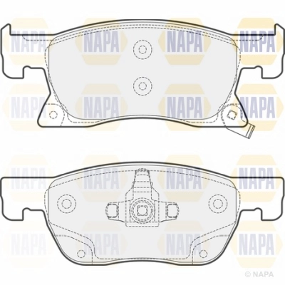 Brake Pad Set, disc brake (NBP1158)