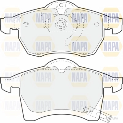 Brake Pad Set, disc brake (NBP1059)