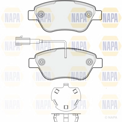 Brake Pad Set, disc brake (NBP1030)