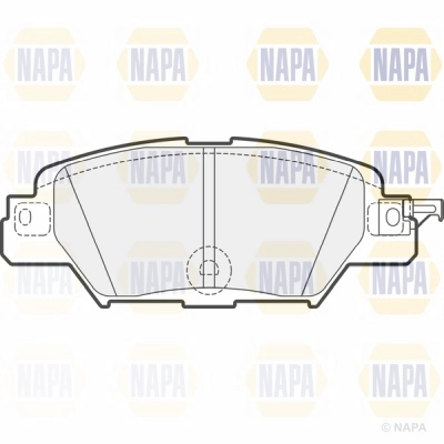 Brake Pad Set, disc brake (NBP1640)