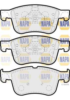 Brake Pad Set, disc brake (NBP1674)