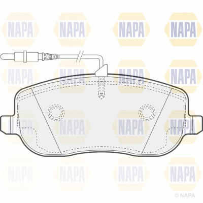 Brake Pad Set, disc brake (PBP7021)