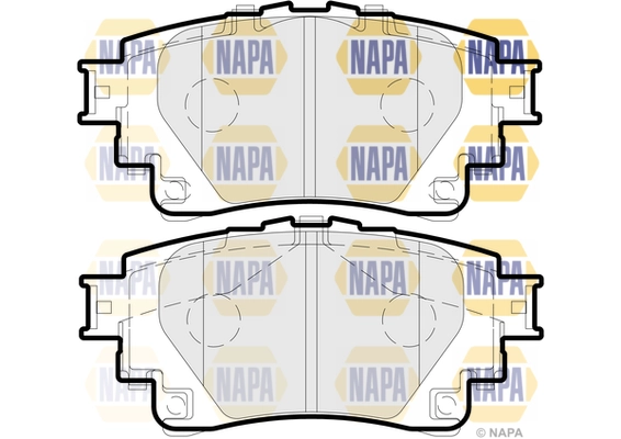 Brake Pad Set, disc brake (NBP1678)