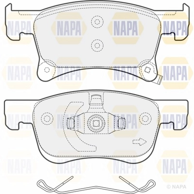 Brake Pad Set, disc brake (NBP1521)