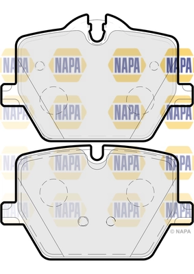 Brake Pad Set, disc brake (NBP1675)