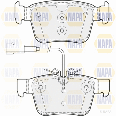 Brake Pad Set, disc brake (PBP7708)
