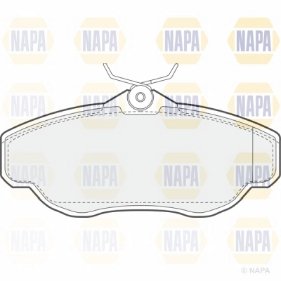Brake Pad Set, disc brake (NBP1810)
