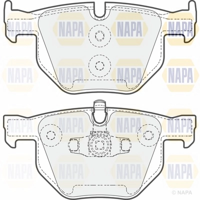 Brake Pad Set, disc brake (NBP1108)