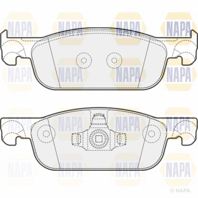 Brake Pad Set, disc brake (NBP1374)