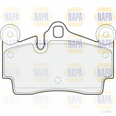 Brake Pad Set, disc brake (NBP1319)