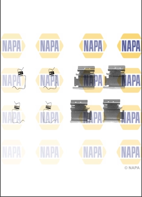 Accessory Kit, disc brake pad (NFK1375)