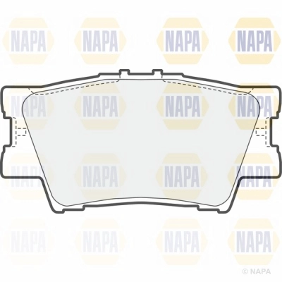 Brake Pad Set, disc brake (NBP1440)