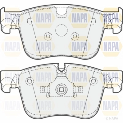 Brake Pad Set, disc brake (NBP1017)