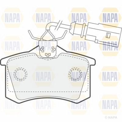 Brake Pad Set, disc brake (NBP1401)