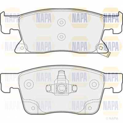 Brake Pad Set, disc brake (NBP1271)