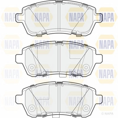 Brake Pad Set, disc brake (NBP1602)