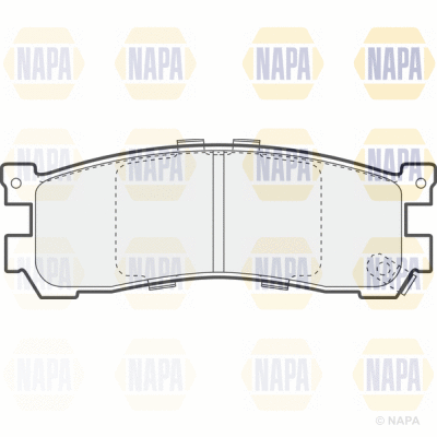 Brake Pad Set, disc brake (PBP7634)