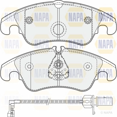 Brake Pad Set, disc brake (NBP1604)