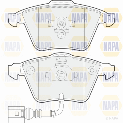 Brake Pad Set, disc brake (PBP7412)