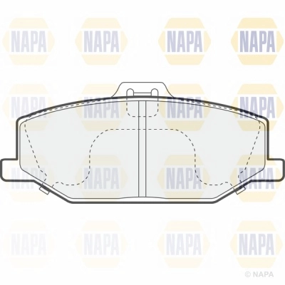 Brake Pad Set, disc brake (NBP1704)