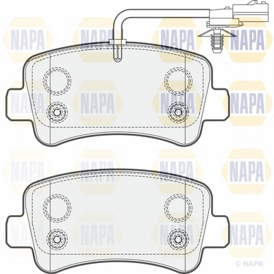 Brake Pad Set, disc brake (NBP1012)