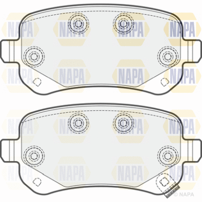 Brake Pad Set, disc brake (PBP7560)
