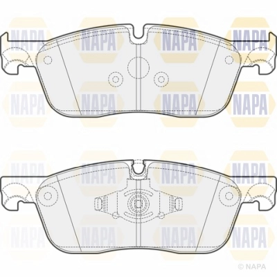 Brake Pad Set, disc brake (NBP1625)
