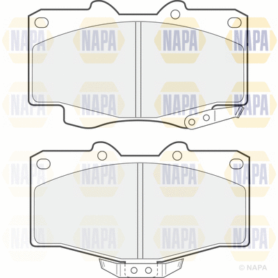 Brake Pad Set, disc brake (PBP7234)