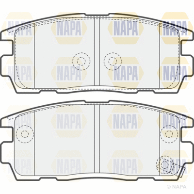 Brake Pad Set, disc brake (PBP7206)