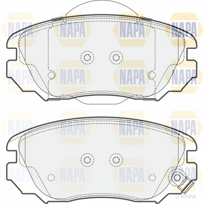 Brake Pad Set, disc brake (NBP1164)