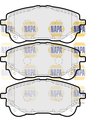 Brake Pad Set, disc brake (NBP1680)
