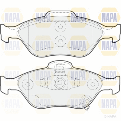 Brake Pad Set, disc brake (PBP7366)