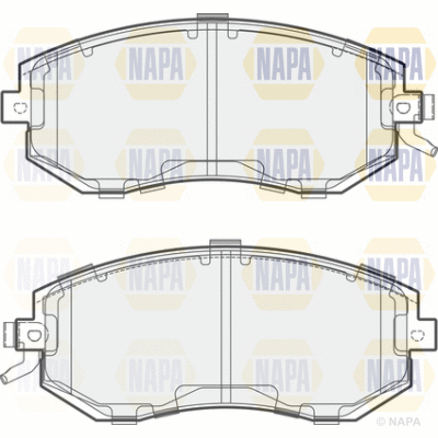 Brake Pad Set, disc brake (PBP7422)