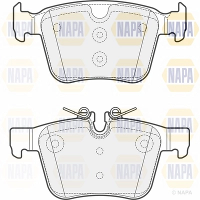 Brake Pad Set, disc brake (NBP1520)