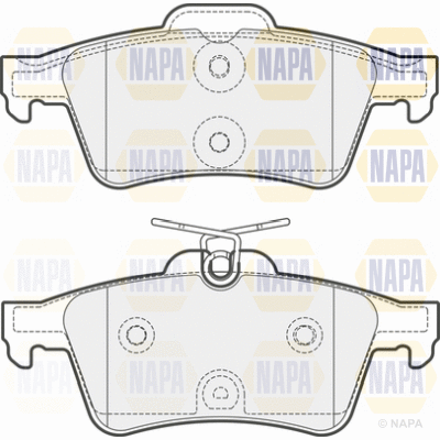 Brake Pad Set, disc brake (PBP7042)
