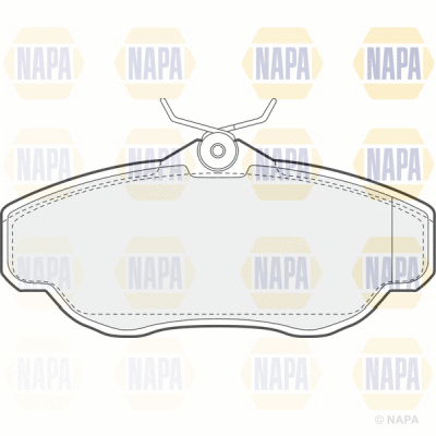 Brake Pad Set, disc brake (PBP7665)