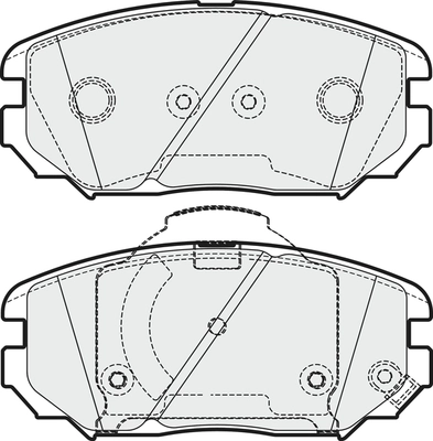 Brake Pad Set, disc brake (PBP7951)