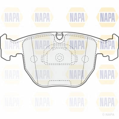 Brake Pad Set, disc brake (NBP1567)