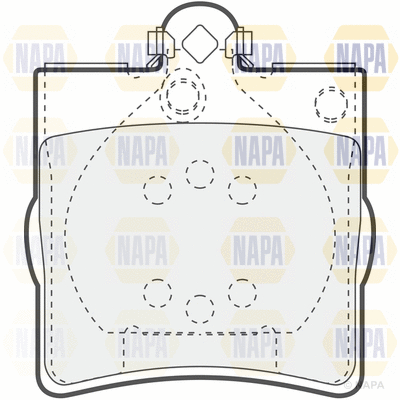 Brake Pad Set, disc brake (PBP7156)