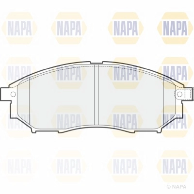 Brake Pad Set, disc brake (NBP1136)