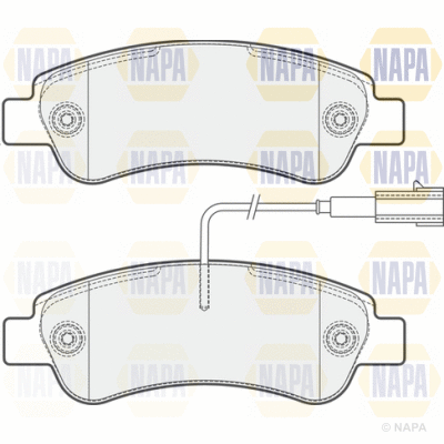 Brake Pad Set, disc brake (PBP7282)