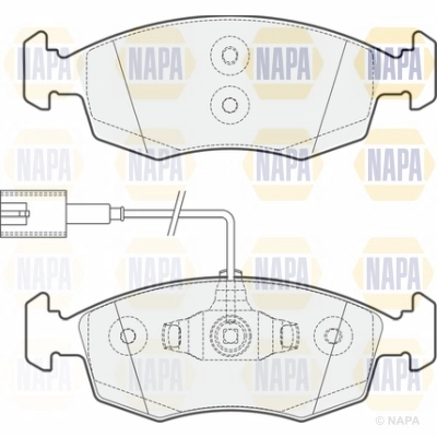 Brake Pad Set, disc brake (NBP1300)