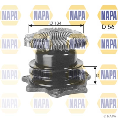 Water Pump, engine cooling (NWP1379)