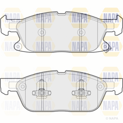 Brake Pad Set, disc brake (PBP7096)