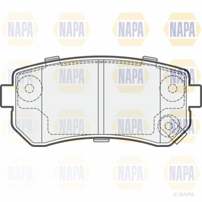 Brake Pad Set, disc brake (NBP1303)