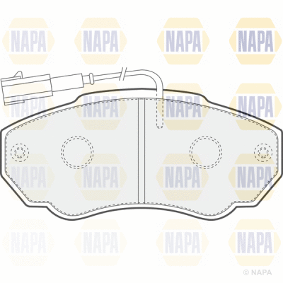 Brake Pad Set, disc brake (PBP7024)