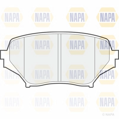 Brake Pad Set, disc brake (NBP1580)