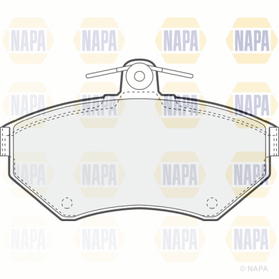 Brake Pad Set, disc brake (PBP7432)